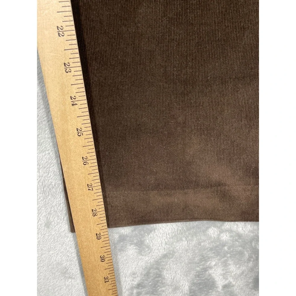 Lauren Ralph Lauren Mens Brown Corduroy Straight Leg Trousers Pants 39x29